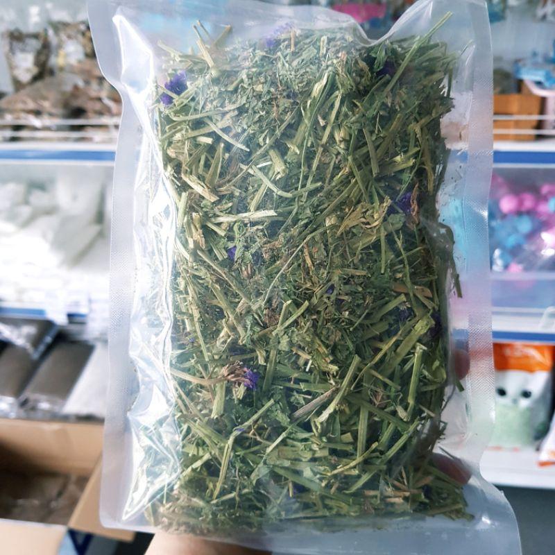 Cỏ khô mix hoa lót đệm chuồng, làm hang trú, tạo ổ hamster/sóc gói 100g