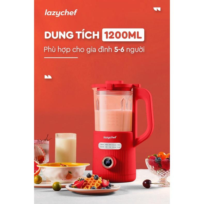 Máy Xay Nấu Đa Năng 9 Chức Năng Lazychef dung tích 1200ml - Hàng chính hãng