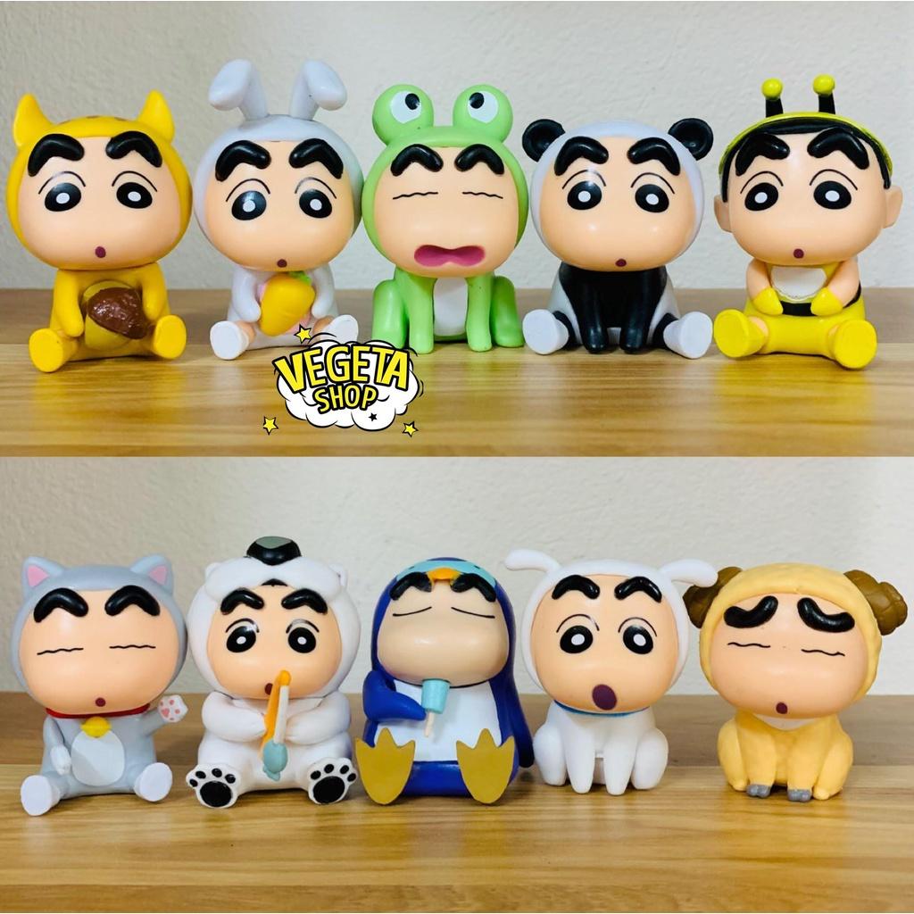 Mô hình Shin Cậu bé bút chì - Shinnosuke - Shin chan Cosplay dễ thương bền màu chất liệu an toàn Shinosuke - 7,5~8,5cm