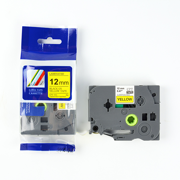 Tape nhãn in tương thích CPT-631 dùng cho máy in nhãn Brother P-Touch