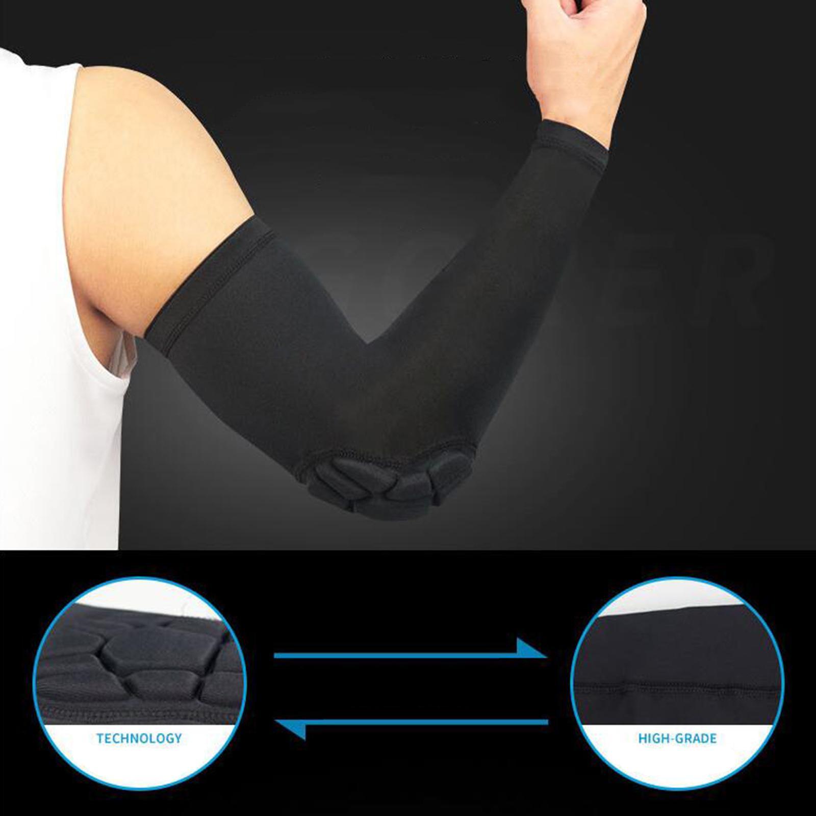 Elbow Support Compression Honeycomb Pad Brace Joint Arm Sleeve Sport