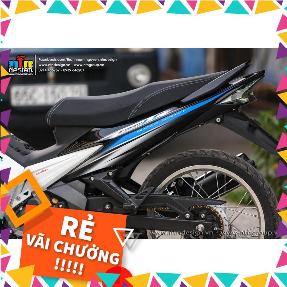 Tem Rời Exciter 2009 Mẫu Trắng Xanh Đen 135 LC