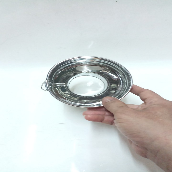 PHỄU(QUẶNG) INOX 304 VÔ CHÁO,THỨC ĂN SIZE NHỎ ĐƯỜNG KÍNH 12CM.