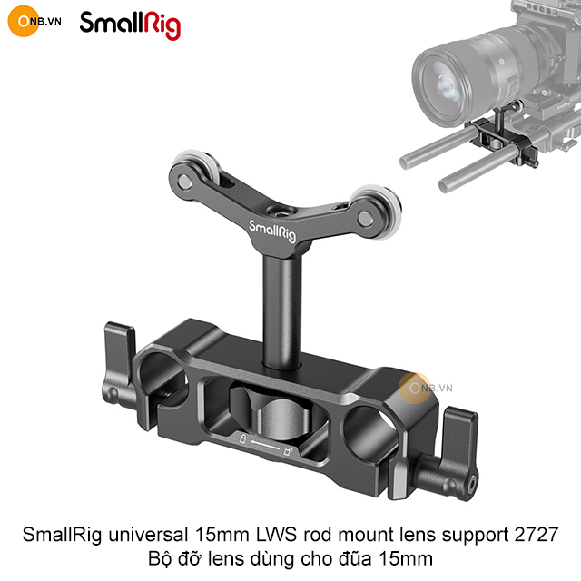 SmallRig universal 15mm LWS rod mount lens support 2727