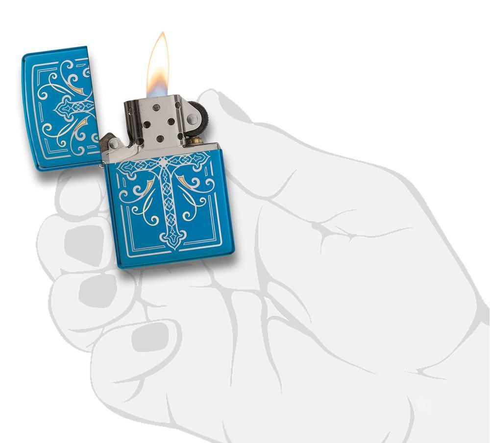 Bật Lửa Zippo Elegant Cross Design 29608