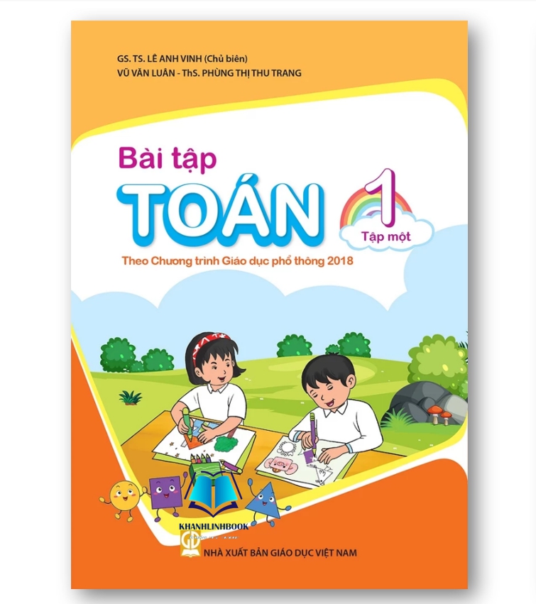 Sách - Bài tập toán lớp 1 ( tập 1, 2 - theo chương trình giáo dục phổ thông 2018 )