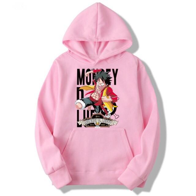Áo Hoodie One piece áo nỉ thu đông dài tay in hình
