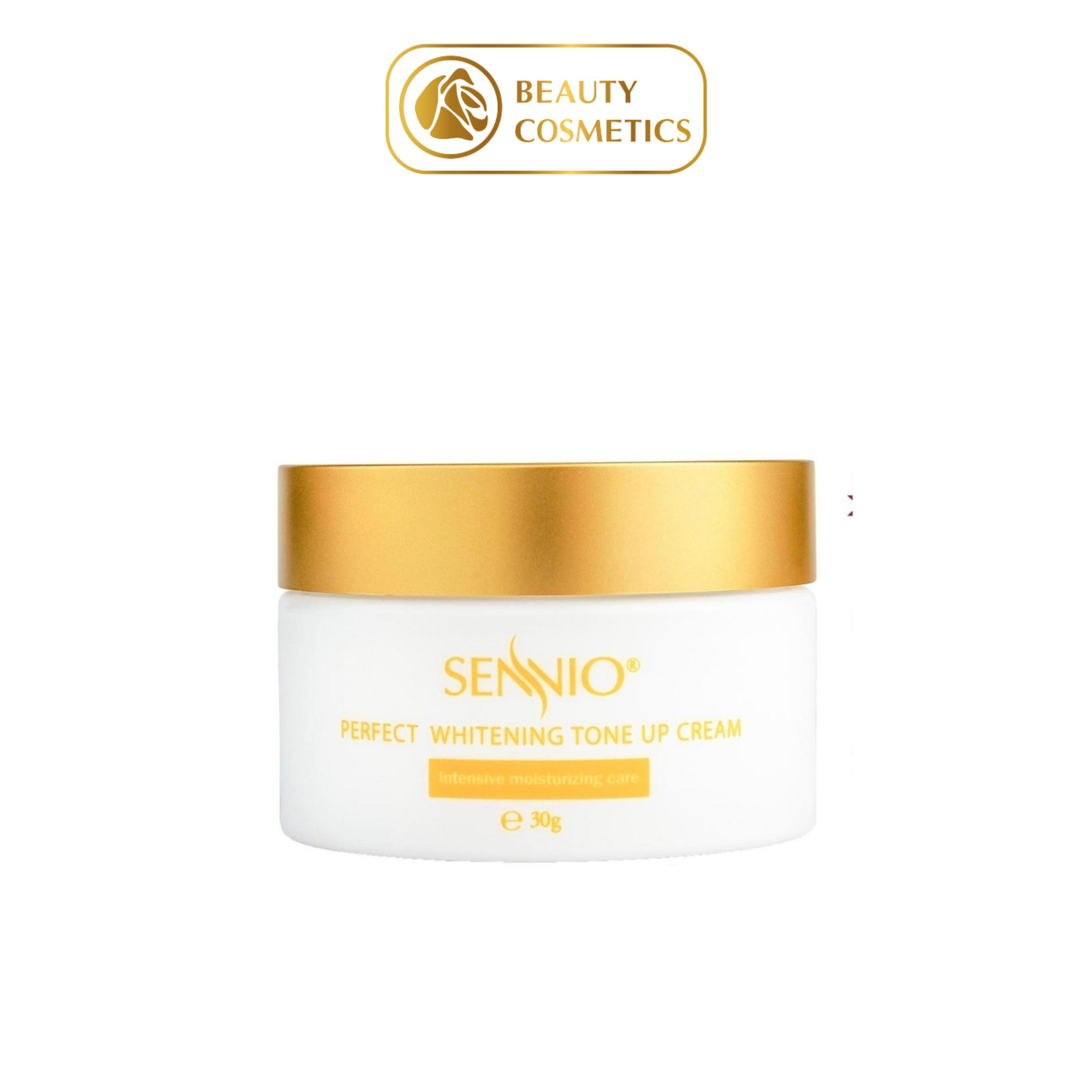 Kem ngày dưỡng trắng căng bóng da SENNIO (SENNIO PERFECT WHITENING TONE UP CREAM ) 30g