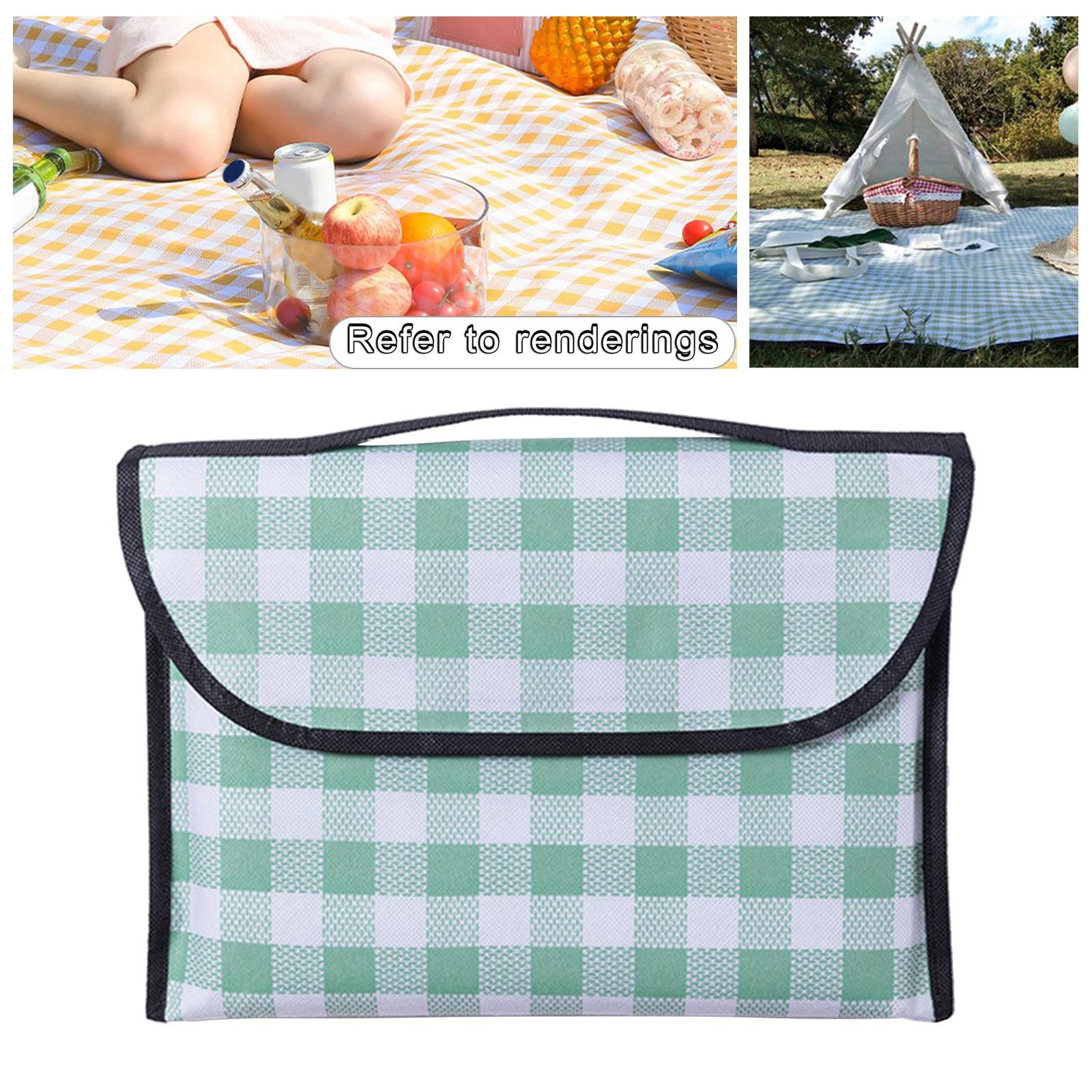 Portable Picnic Mat 70.7"x78.7" Sandproof Foldable Picnic Blanket for Kids Adults