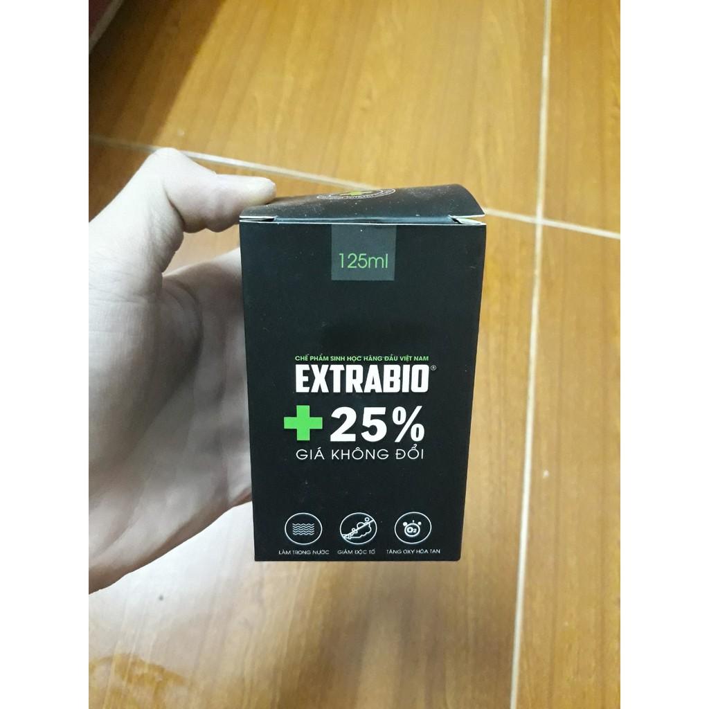 Vi sinh extra bio chai 125ml khuyến mãi 25%- Vi sinh làm trong nước cho bể cá bể thủy sinh