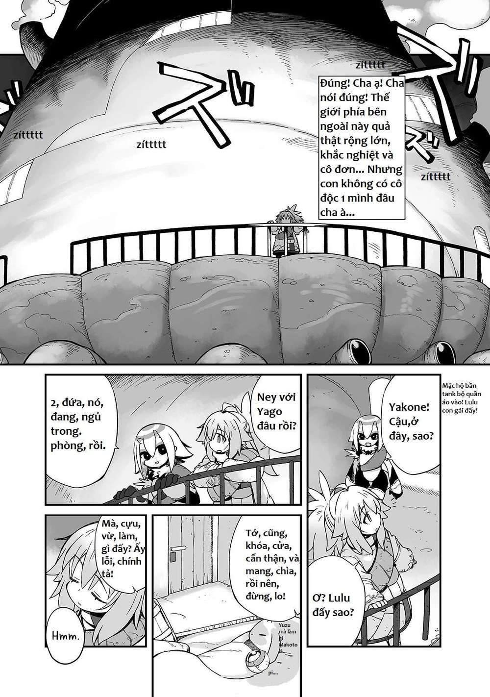 ngay cả khi hậu tận thế, thật hạnh phúc vẫn còn được sống... chapter 14 20