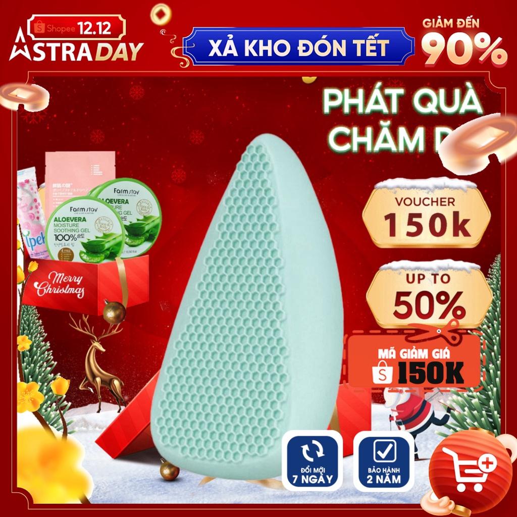 Máy rửa mặt massage mặt toàn tẩy da chết toàn thân FAC - 350 Silicone kháng khuẩn công nghệ siêu âm Ho