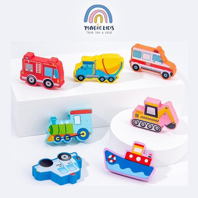 Bộ đồ chơi câu cá nam châm kèm chữ cái và số bằng gỗ cho bé Magickids đồ chơi giáo dục phát triển trí tuệ trẻ em PK21005