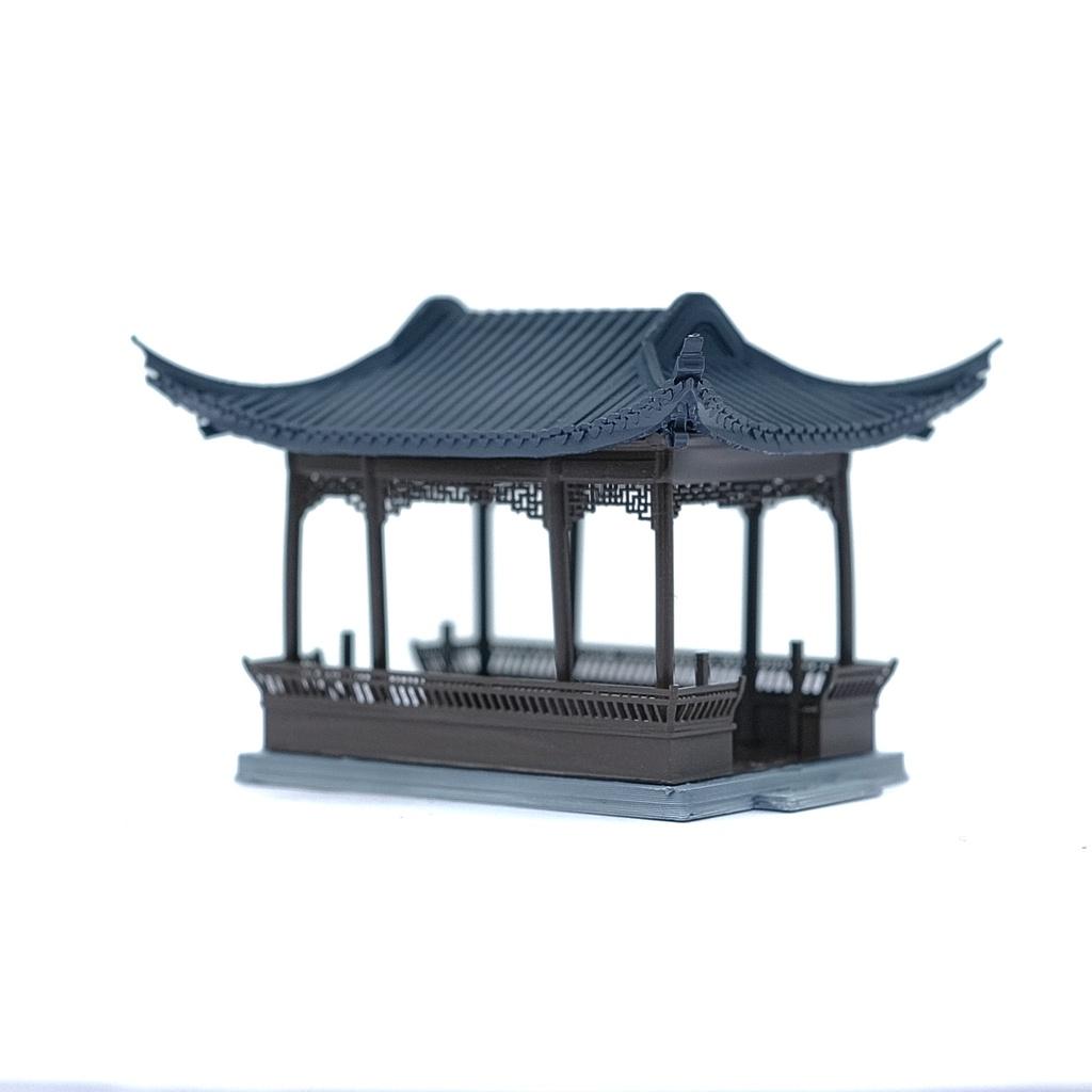 Mô hình kiến trúc Trung Hoa: Tiểu đình -VDS0158- Sưu tầm,trang trí tiểu cảnh,bán cạn,terrarium,non bộ,bonsai