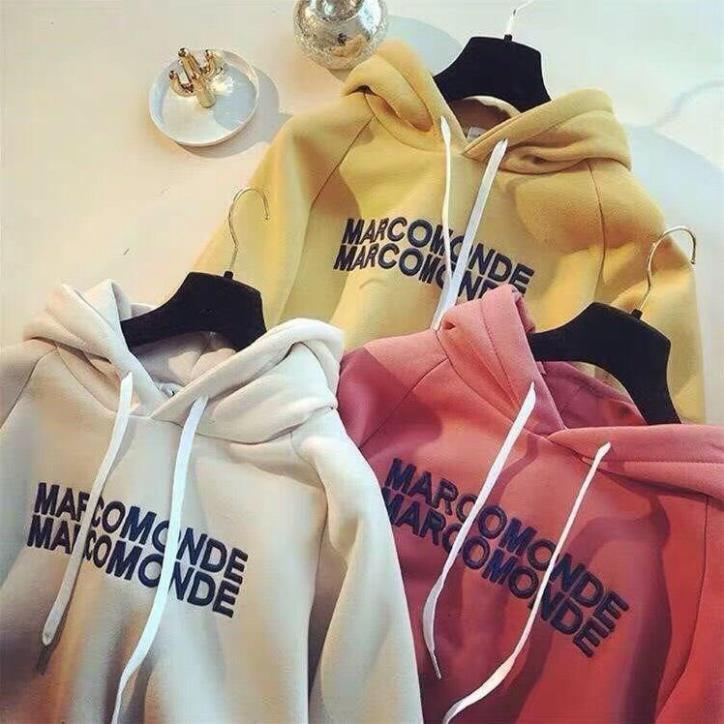 Áo khoác hoodie Chống Nắng sweater cho nam nữ in MARCOMONDE, unisex form rộng có 3 màu ulzzang