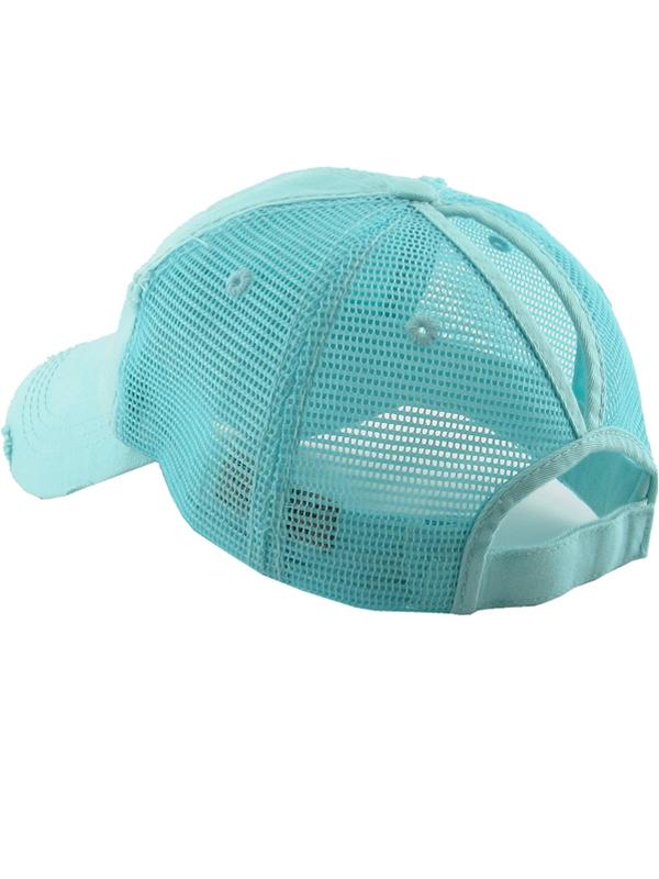 Nón Lưỡi Trai Nữ KBETHOS Ponytail Mesh Trucker Baseball Cap