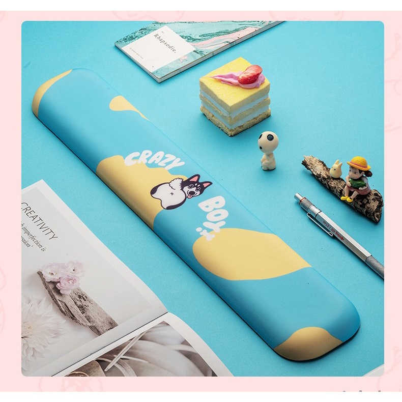 Miếng Kê Tay Bàn Phím, Tấm Lót Kê Tay Bàn Phím Chơi Game Thủ Mouse Pad - Dễ Thương - Hàng Chính Hãng