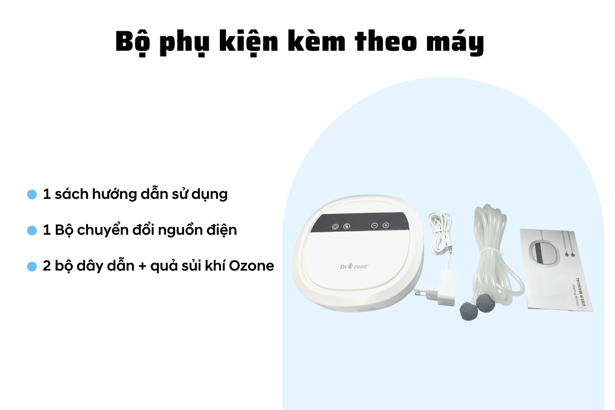 Máy khử độc thực phẩm ozone Dr.Ozone - Hàng chính hãng