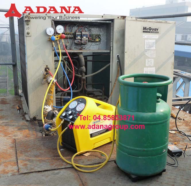 Máy thu hồi gas lạnh CM2000 chuyên dụng chính hãng nhập khẩu công suất cao giá rẻ sử dụng trong công nghiệp