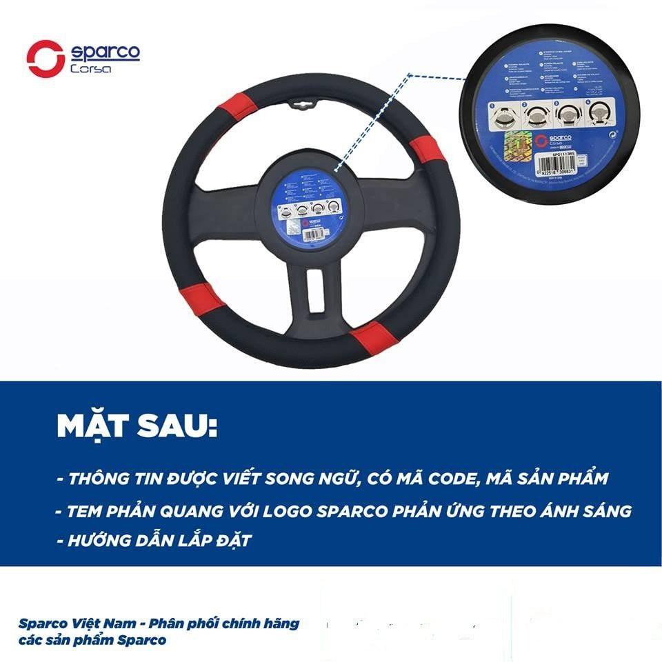 Bọc Vô Lăng Cao Cấp Sparco Italia - Hàng Chính Hãng