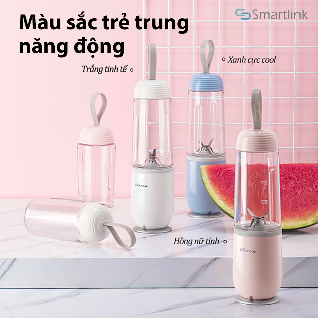 Máy Xay Sinh Tố Đa Năng Mini Bear LLJ-D04B1 350ML (2 cối) - Hàng chính hãng