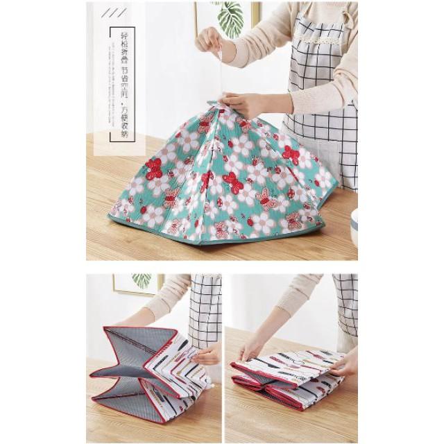 Lồng bàn giữ nhiệt gấp gọn
