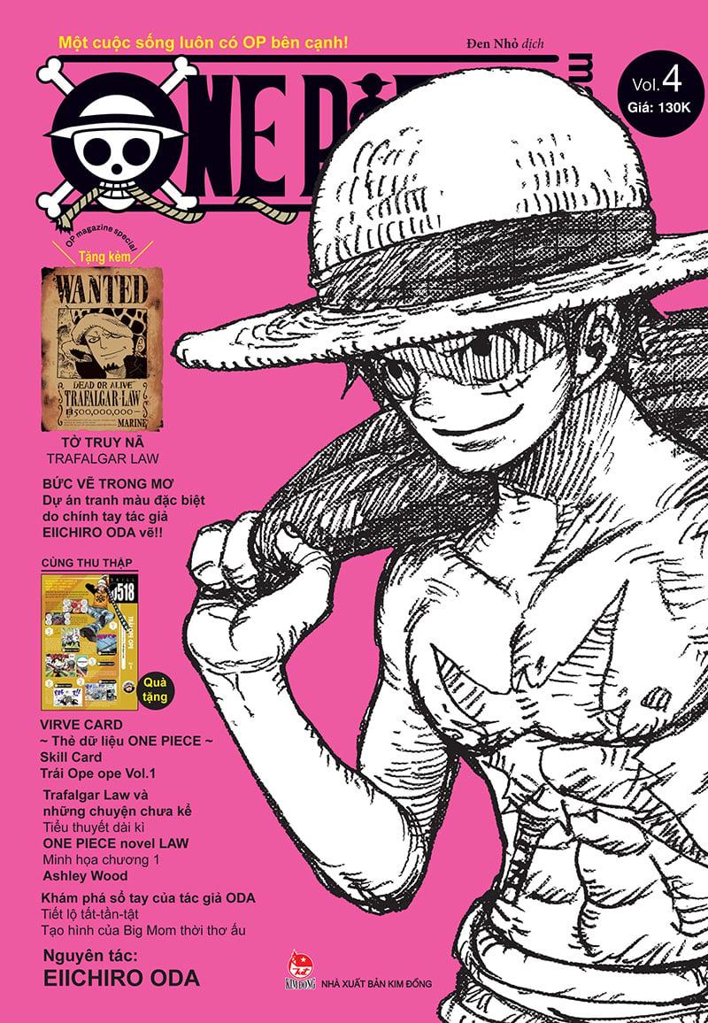 Kim Đồng - One Piece Magazine - Tập 4 (Tặng Kèm Tờ Truy Nã Law & Vivre Card Trái Ope Ope)