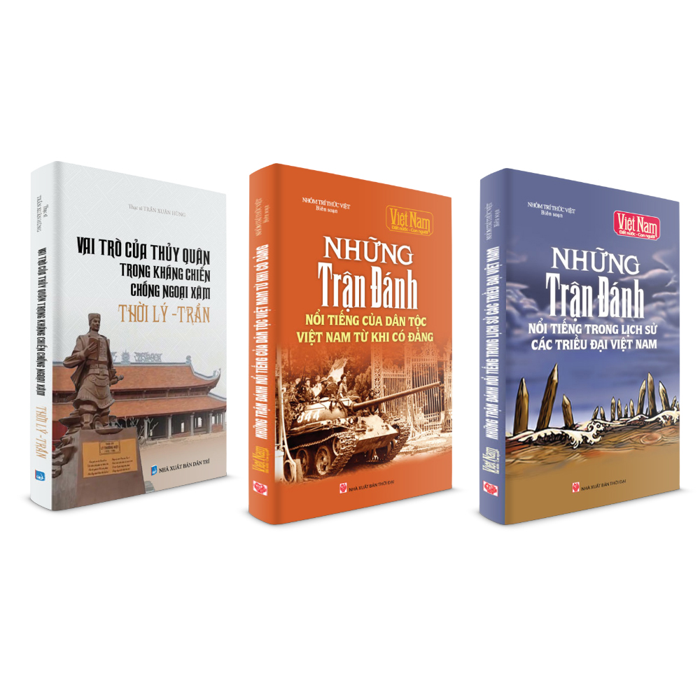 Combo Tủ sách lịch sử - Những trận đánh nổi tiếng trong lịch sử Việt Nam (Bộ 3 cuốn)