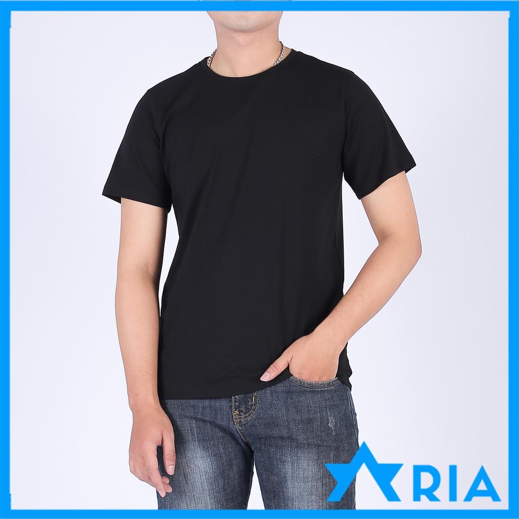 Áo phông nam, Áo Thun Nam ngắn tay cổ tròn loại trơn thoáng mát, thấm hút mồ hôi