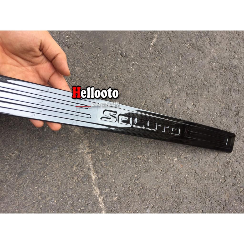 Ốp Bậc Cửa Dành Cho Xe Kia Soluto 2018 2019 2020 - mẫu titan