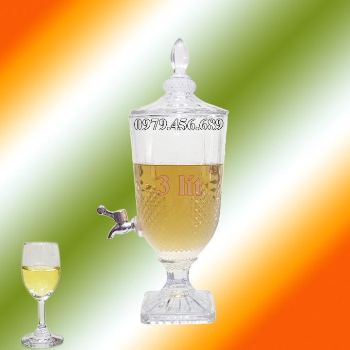 Bình thủy tinh cao cấp mẫu 2