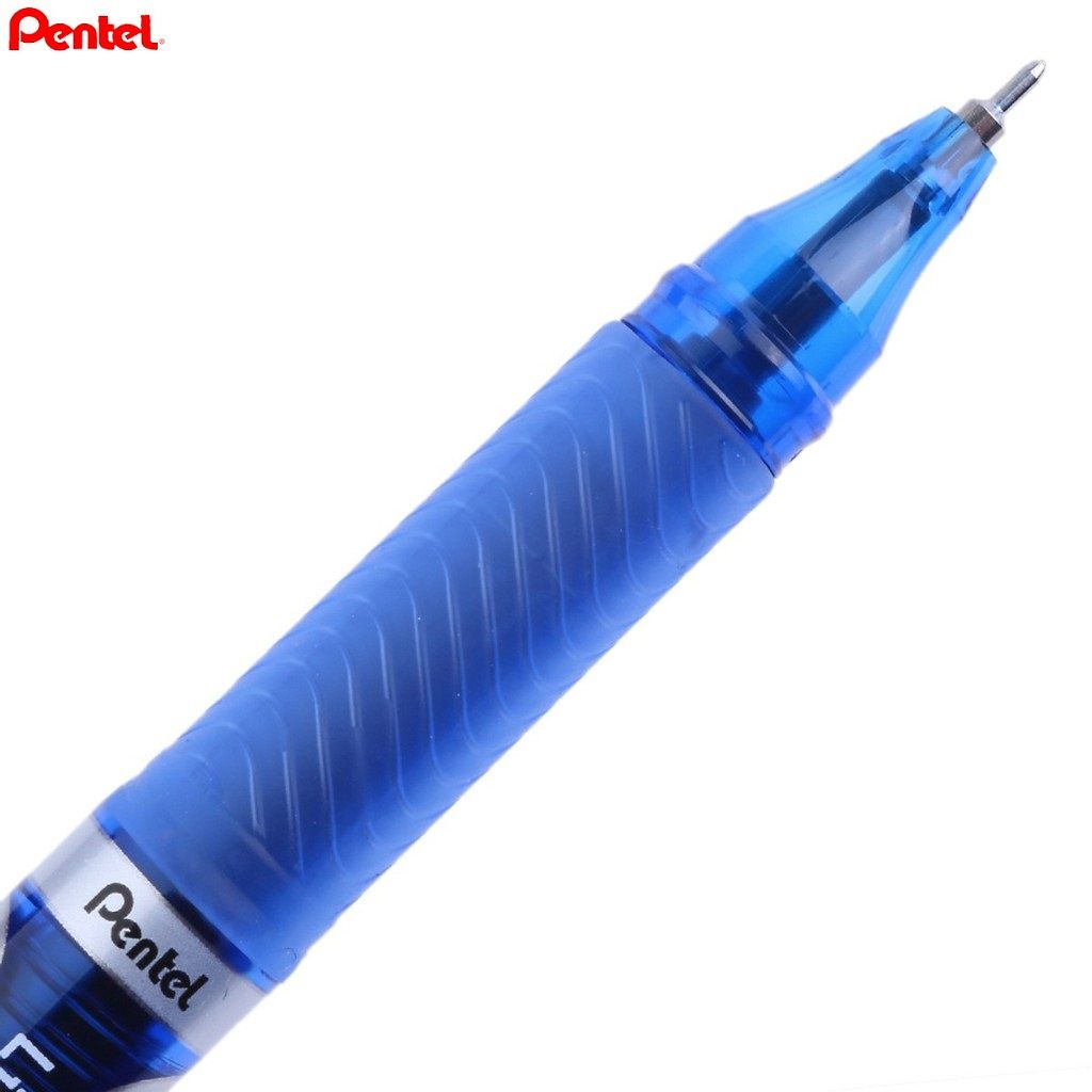 Bút nước ký energel Pentel BLN55; mực xanh ngòi 0.5mm