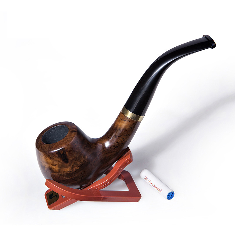 Tẩu thuốc làm thủ công bằng gỗ mun ZB-661YD  - Màu nâu