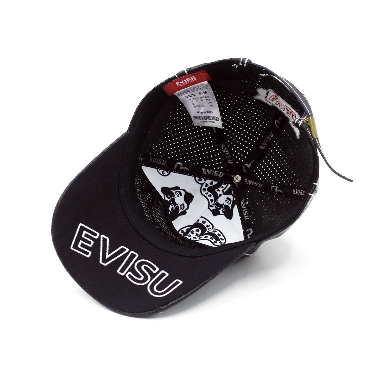 Nón Kết EVISU Phối Da Cao Cấp