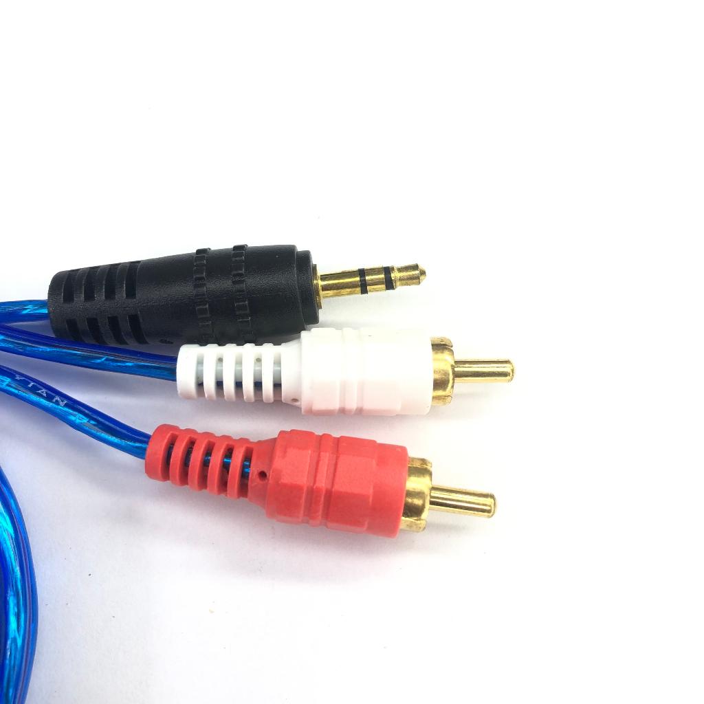Dây tín hiệu vào 3.5mm ra 2 đầu bông sen , dài 1.5m # phụ kiện âm thanh