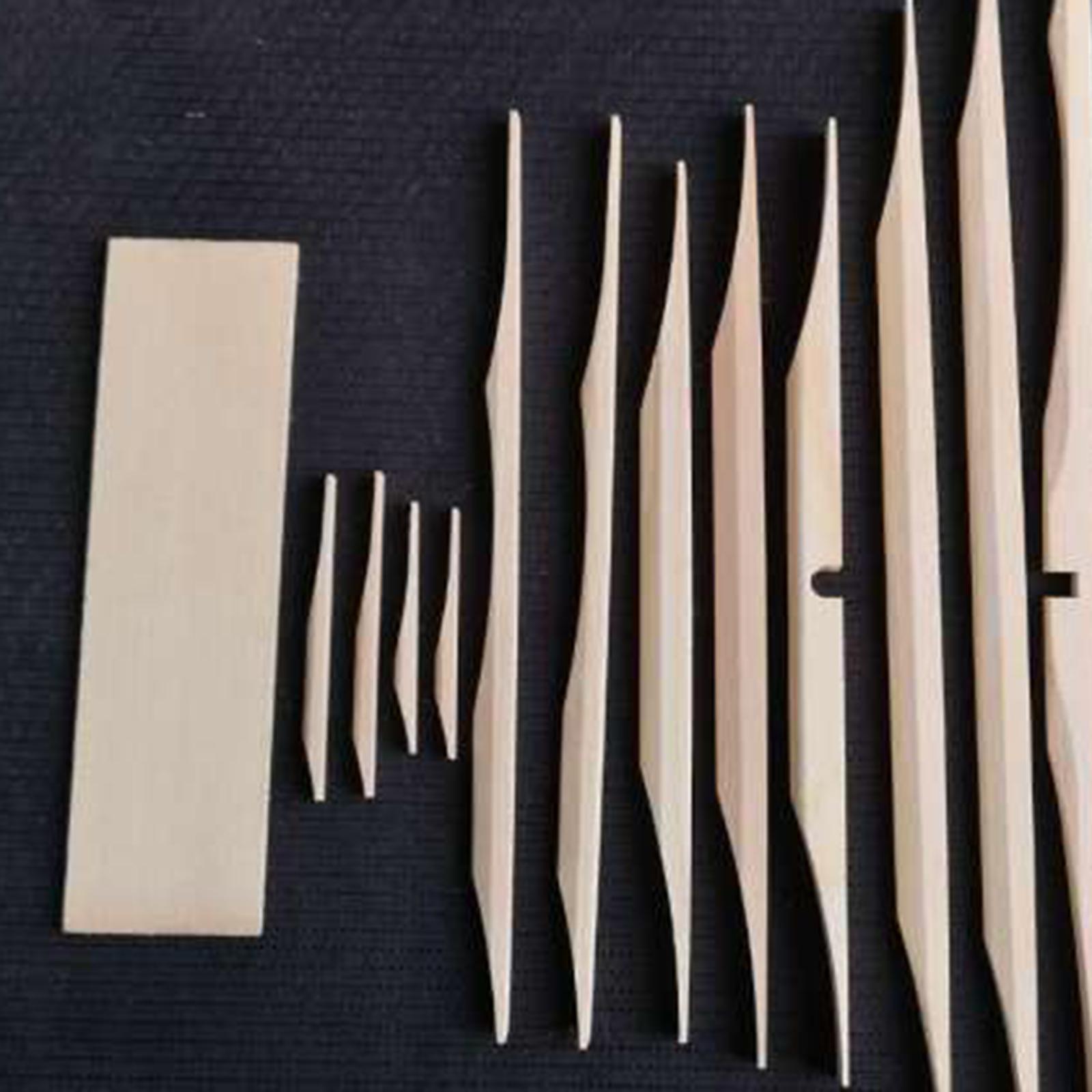 24Pcs Guitar Spruce Brace Kit Tools Accessories Luthier Wooden DIY Tools