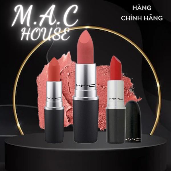 Son MAC Powder kiss, Hàng chuẩn chất lượng cao, bám màu cực tốt , hàng mới