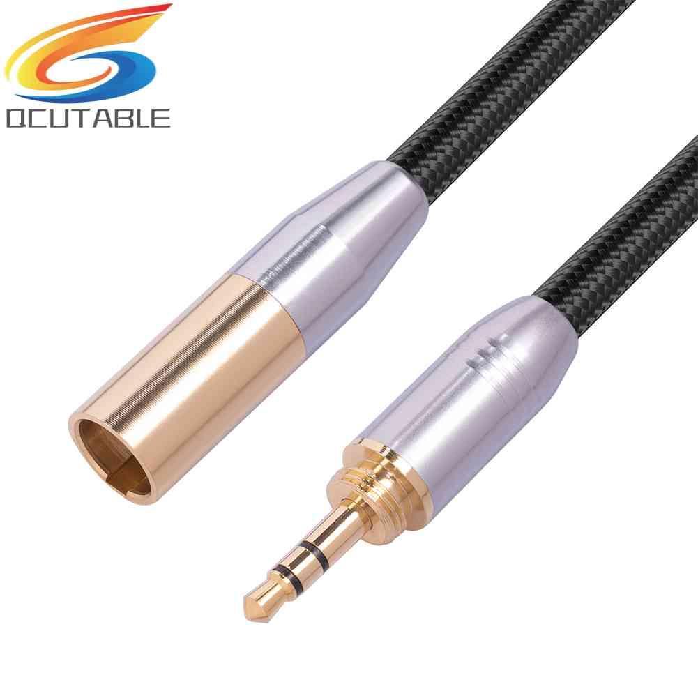 Cáp Chuyển Đổi 0.3m Jack 3.5mm Sang 3-Pin XLR Cho Tai Nghe / Camera