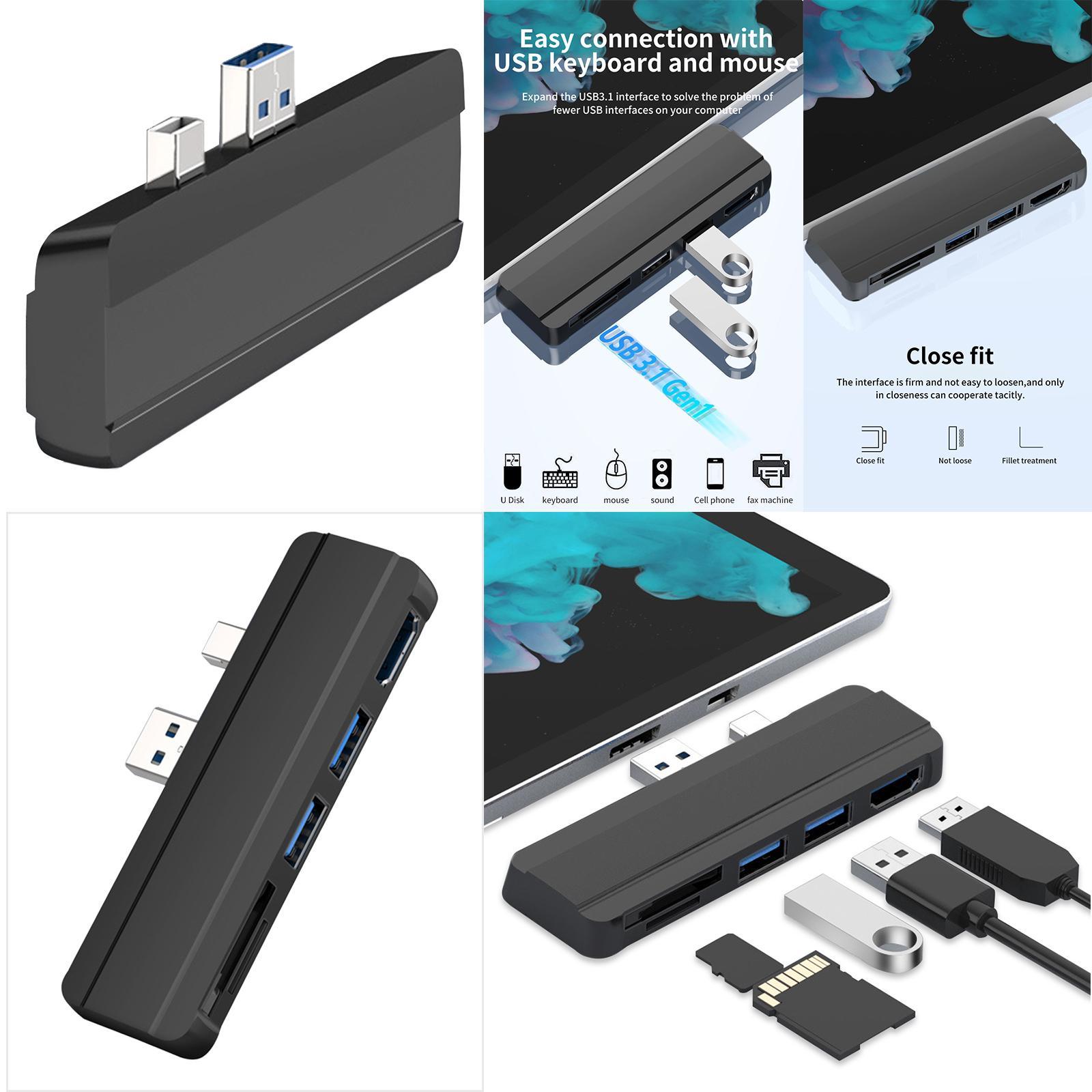 USB Hub Connector USB .0 Adapter Expansion for Surface  Adapter