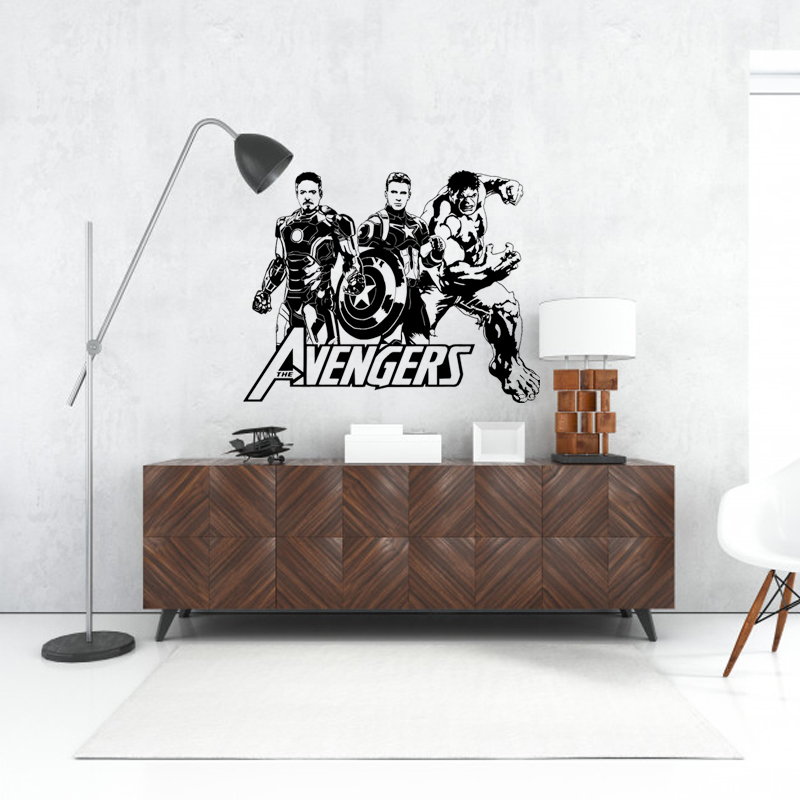 Decal Trang Trí Phòng Làm Việc, Decal Trang Trí Phòng Ngủ, Decal Trang Trí Phòng Khách | Decal Chủ Đề Avengers