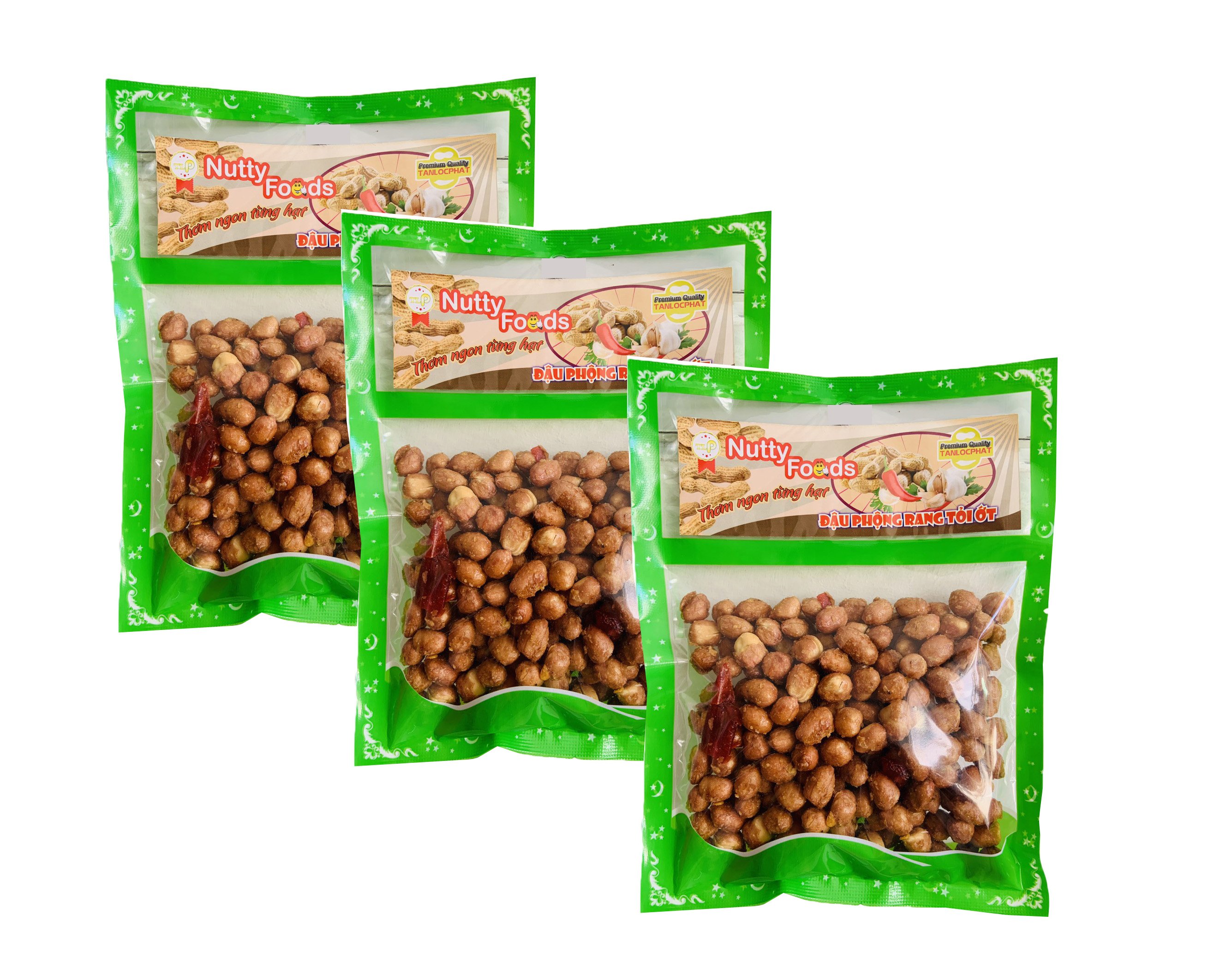 ĐẬU PHỘNG TỎI ỚT TÂN LỘC PHÁT  - BỊCH 80G