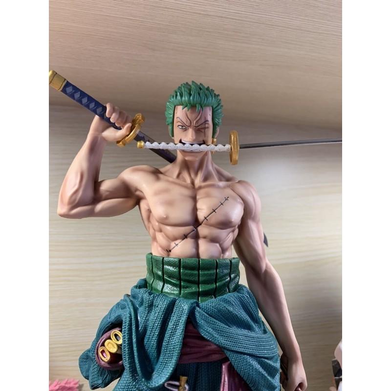 Mô Hình One Piece Zoro Thợ săn hải tặc sắc nét từng chi tiết màu da rất đẹp loại 1