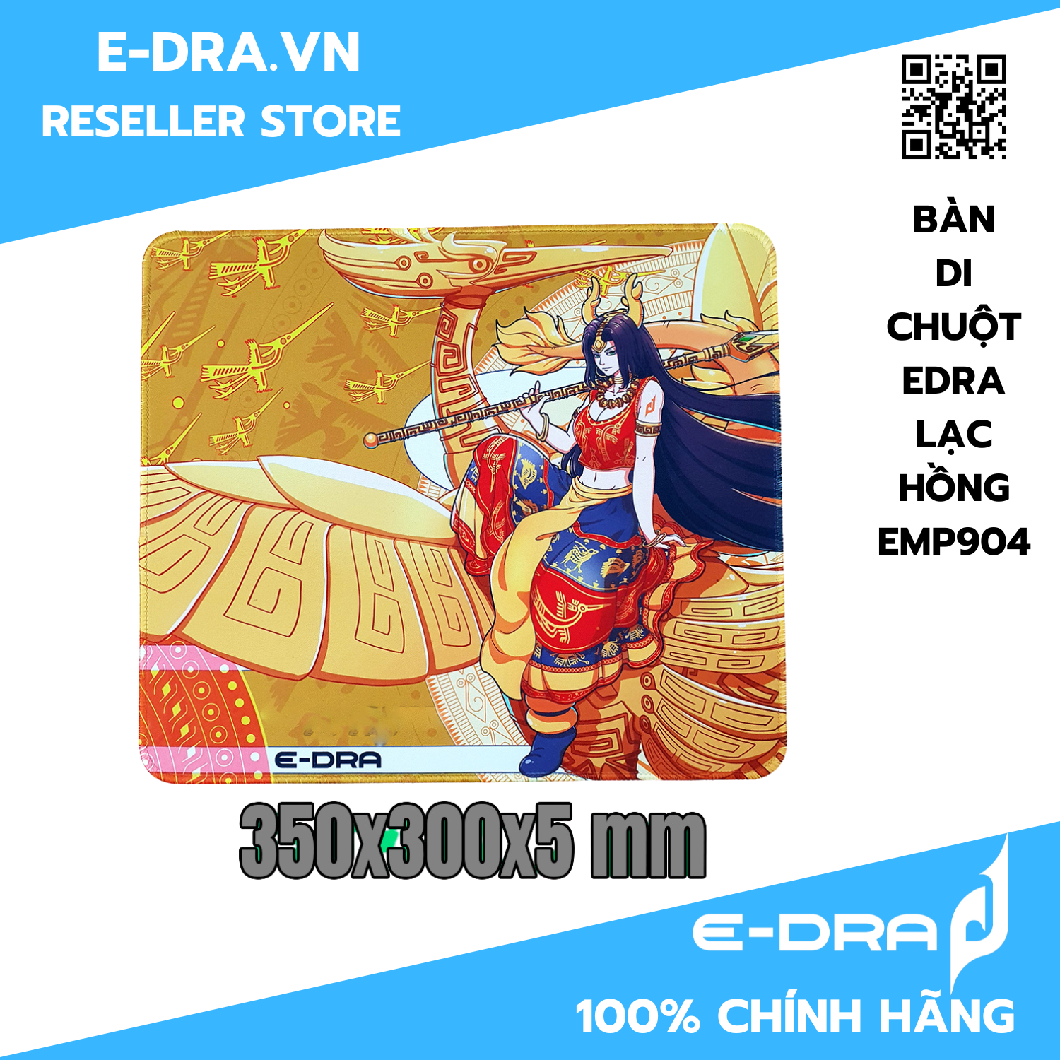 Bàn di chuột E-DRA EMP904  Lạc Hồng - Hàng chính hãng