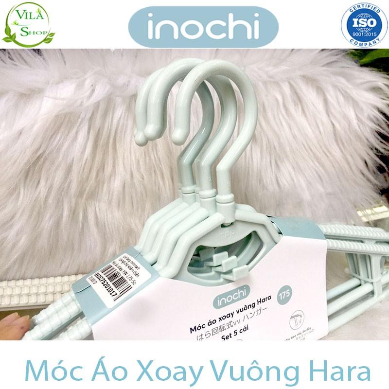 Móc Treo Quần Áo Xoay Vuông Hara 175, Mắc Treo Quần Áo Nhựa Cao Cấp INOCHI Tiêu Chẩn Nhật