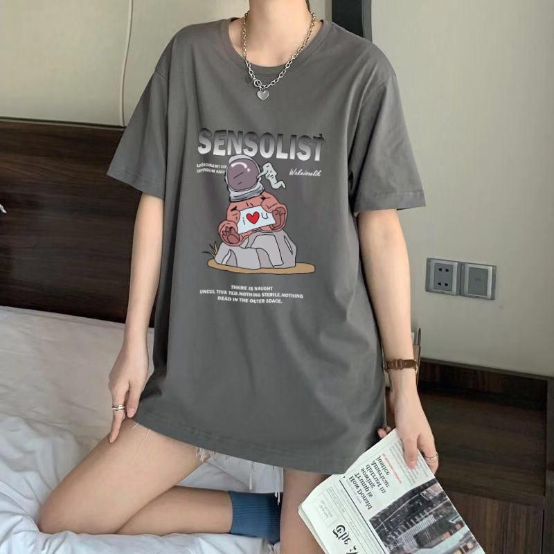 Áo phông nam nữ unisex form rộng tay lỡ thun teen cổ tròn oversize cotton giá rẻ basic đen trắng tee pull SENSOLIST