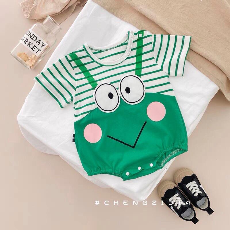 Bodysuit Cho Bé Trai Bé Gái Mẫu Body Chip Hè Sơ Sinh Vải Cotton Mềm Mịn Dễ Thương.