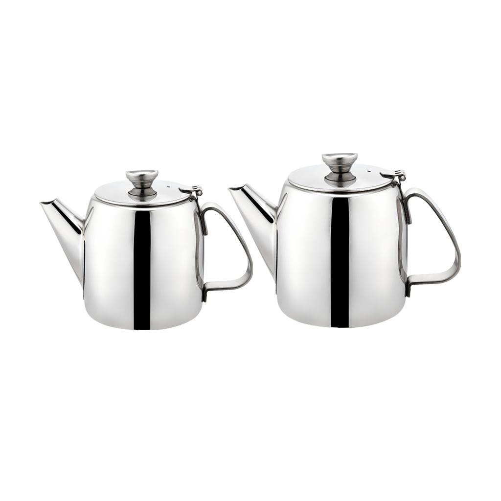 500&amp;850ml Stainless Steel Teapot Cold Water Kettle Pitcher Restaurant Supply