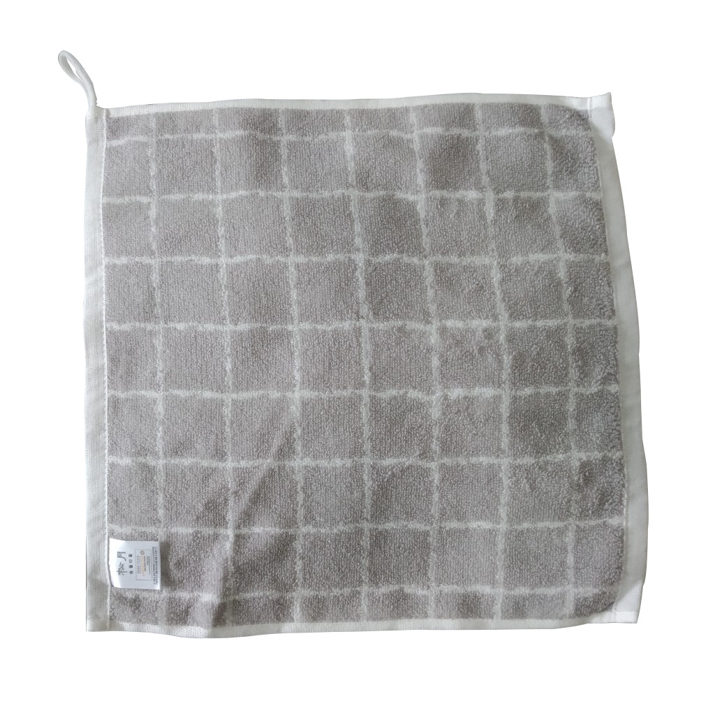 Khăn lau tay 34 x 34 cm cao cấp A có dây treo tiện lợi - Đạt chứng nhận OEKO-TEK an toàn sức khỏe