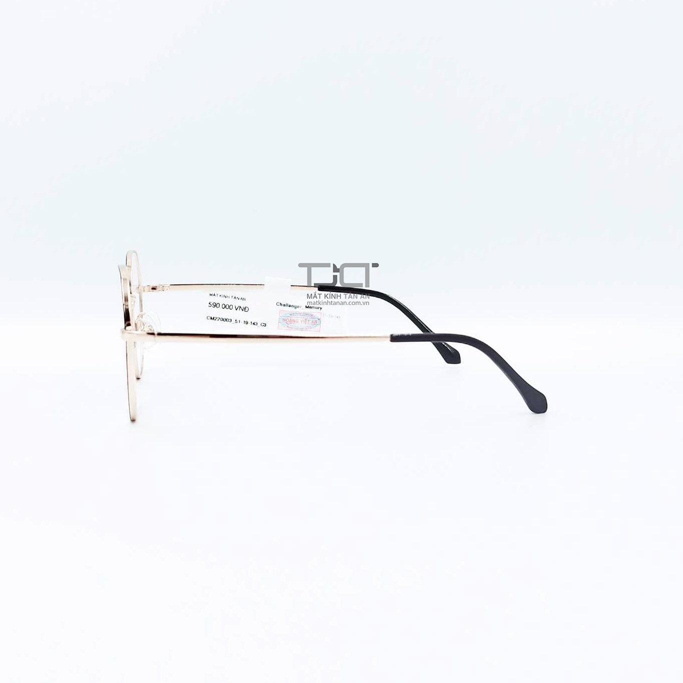 GỌNG KÍNH CẬN HÀN QUỐC PHOM TRÒN THỜI TRANG CHÍNH HÃNG CHALLENGE CM220003