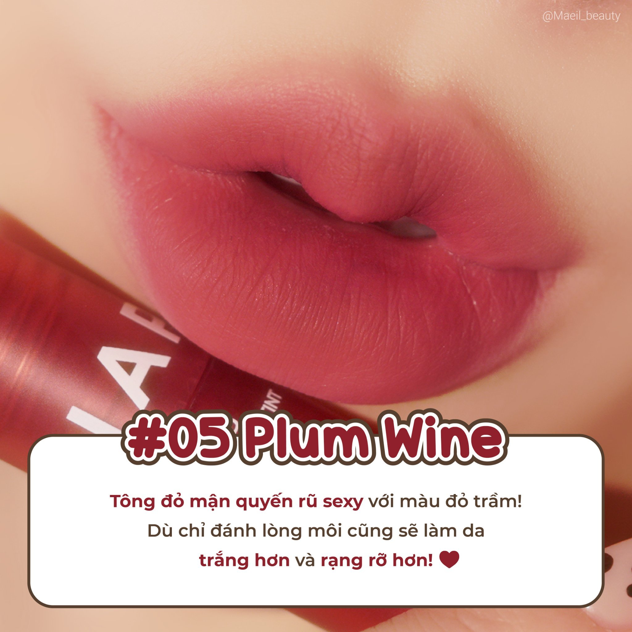 Son kem lì Aprilskin Mood Blurring Lip Tint 4g